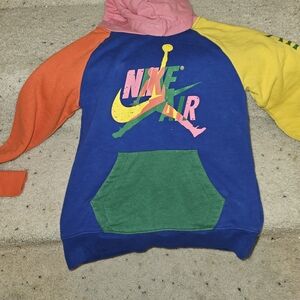 Nike Air Colorful Hoodie with Blue, Pink, Orange, Yellow, and Green